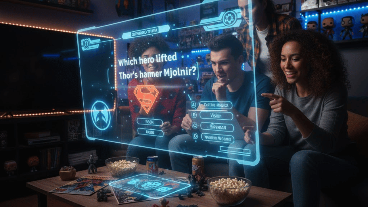 Jeu quiz super héros Vialmtv.tv