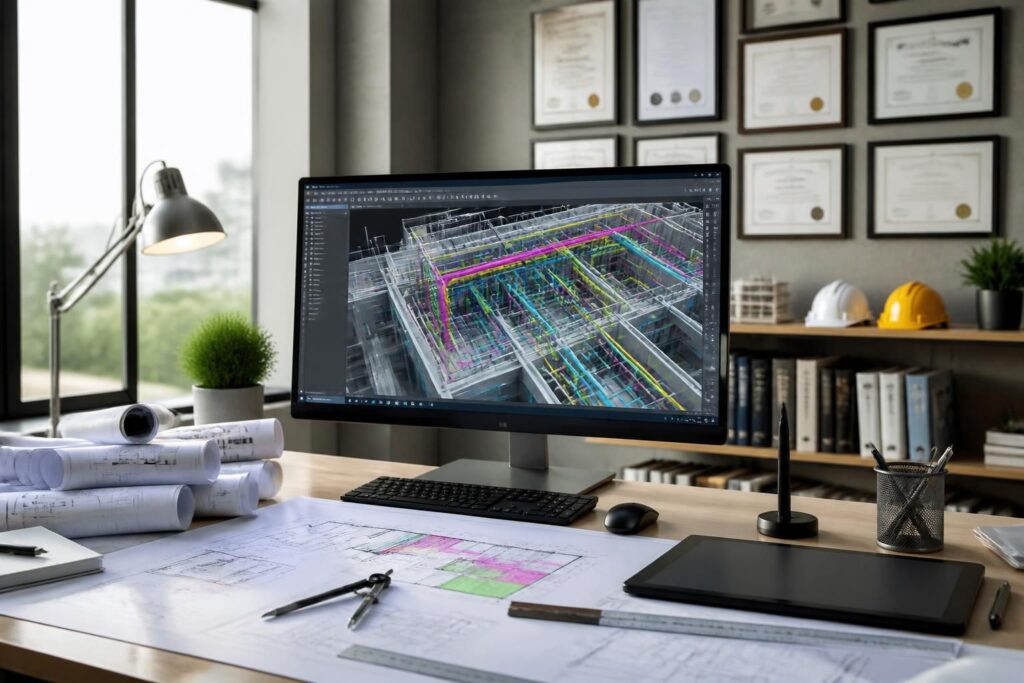 Autocad Revit MEP : usages, certifications et téléchargement du logiciel Autodesk découvrez les usages d'autocad revit mep, obtenez des informations sur les certifications disponibles et accédez au téléchargement officiel du logiciel autodesk pour vos projets en génie mécanique, électrique et plomberie.