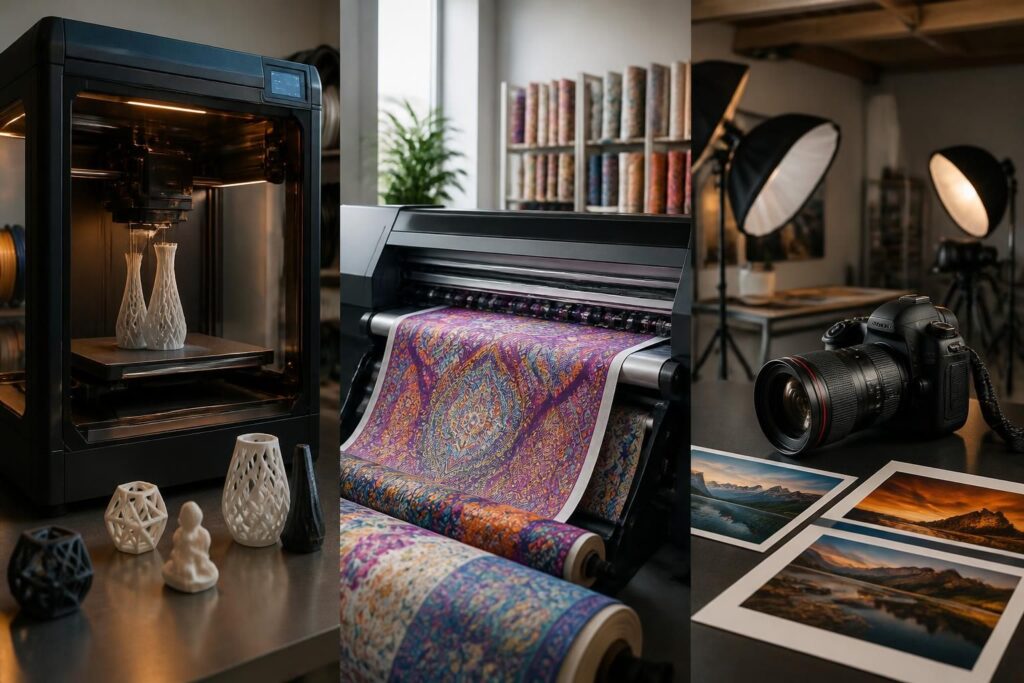 Machine impression 3D, textile ou photo : quel équipement choisir selon vos besoins découvrez quel équipement d'impression choisir entre machine 3d, textile ou photo, selon vos besoins spécifiques et vos projets créatifs.
