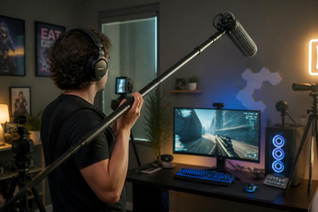 Perche micro : choisir le bon modèle pour tournage et gaming découvrez comment choisir la perche micro idéale pour vos tournages et sessions gaming, alliant qualité sonore et praticité pour un rendu professionnel.